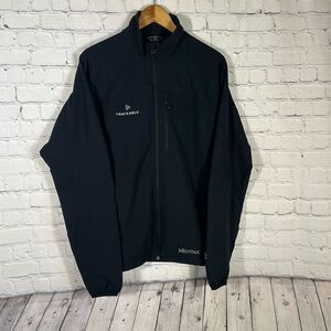 Marmot Tempo Jacket Size M Medium Softshell‎ Full Zip Jacket Black 98260